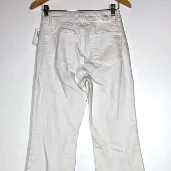 Good American Good Classic Boot Jeans High Rise Stretch Denim White NWT 6 / 28 - Picture 6 of 14